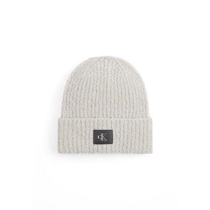 Calvin Klein Jeans Gray Marabou Caps Baseball Hat