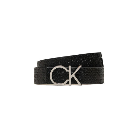 Calvin Klein – Schwarzer Ledergürtel