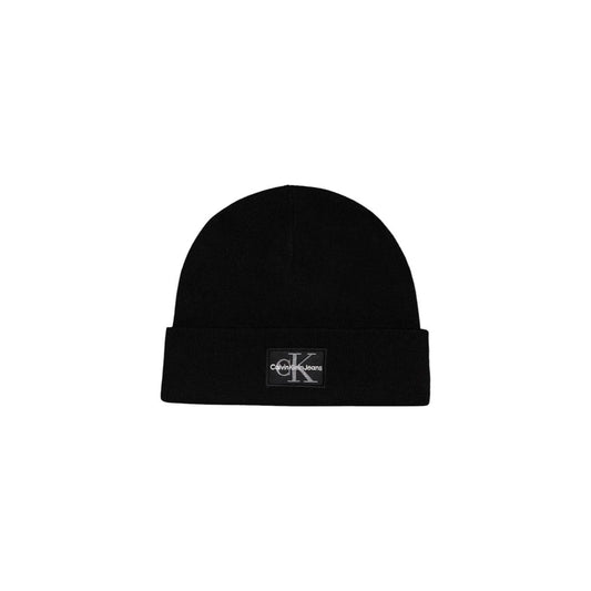 Calvin Klein Jeans Black Cotton Caps Baseball Hat