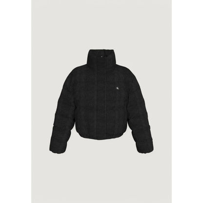 Calvin Klein Jeans – Schwarze Polyesterjacken und -mäntel