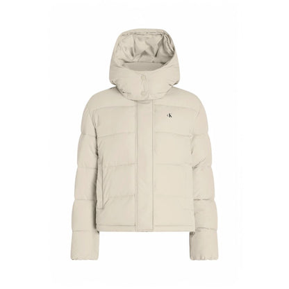 Calvin Klein Jeans – Beige Jacken und Mäntel aus recyceltem Polyester