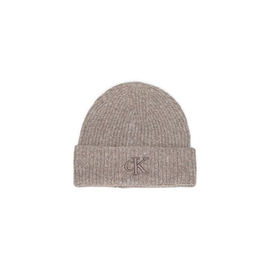 Calvin Klein Gray Marabou Caps Baseball Hat