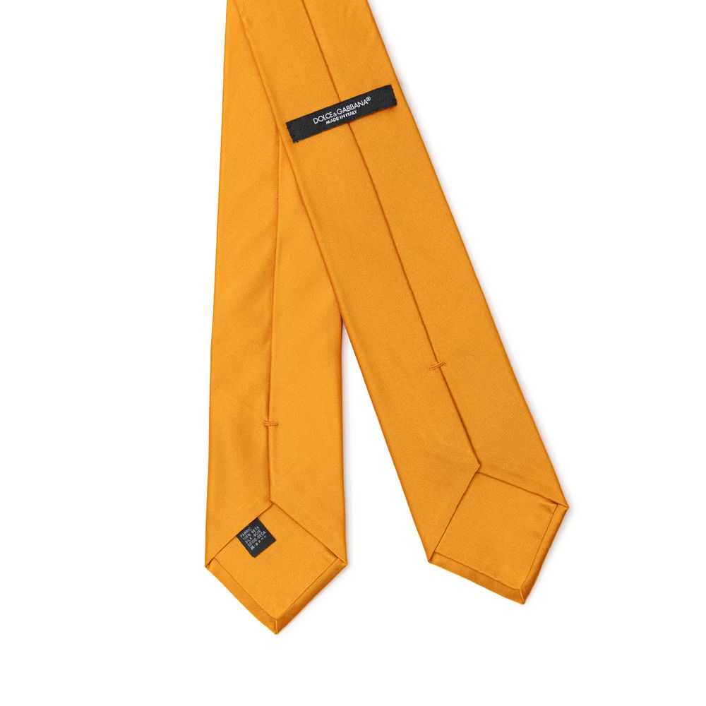 Dolce &amp; Gabbana Orange Seidenkrawatten &amp; Fliege