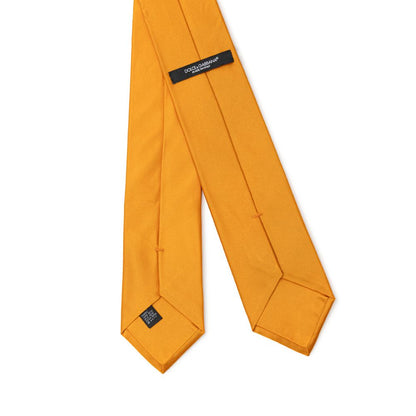 Dolce &amp; Gabbana Orange Seidenkrawatten &amp; Fliege