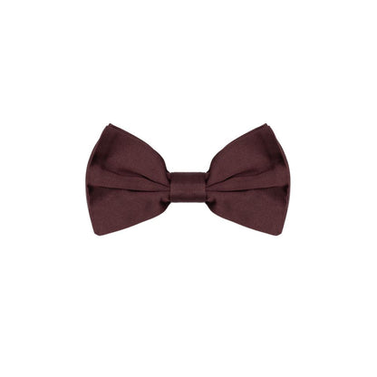 Dolce &amp; Gabbana Burgundy Silk Bowty