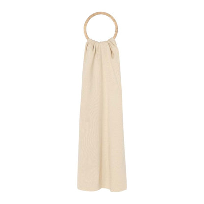 Calvin Klein – Cremefarbener Schal aus recyceltem Polyester