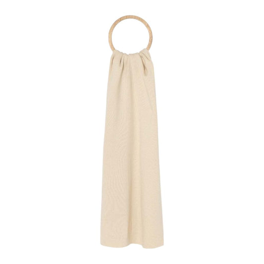 Calvin Klein – Cremefarbener Schal aus recyceltem Polyester