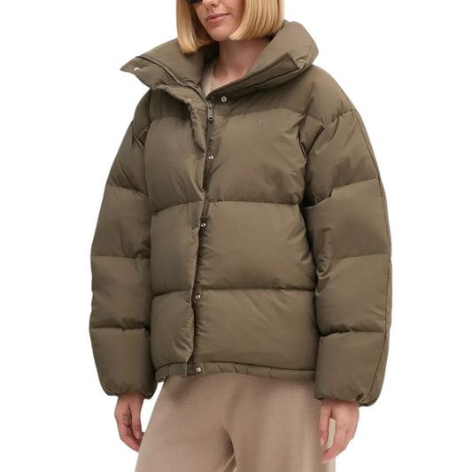 Calvin Klein Jeans Graue Polyesterjacken und -mäntel