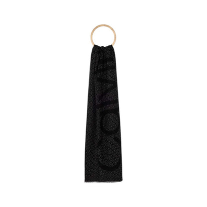 Calvin Klein – Schwarzer Marabu-Schal