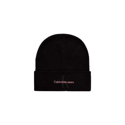 Calvin Klein Jeans – Baseballmütze aus schwarzer Baumwolle