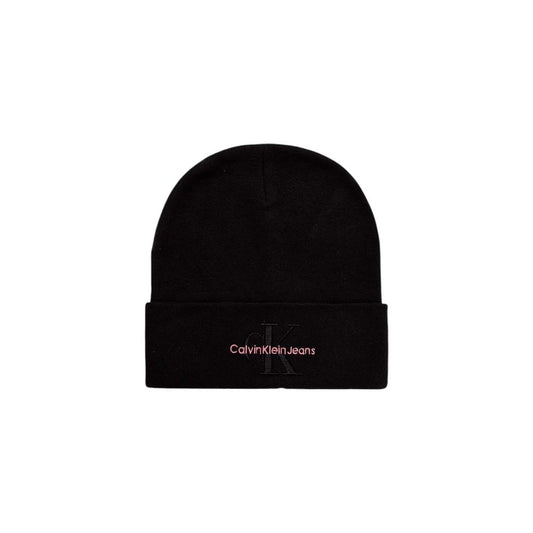 Calvin Klein Jeans – Baseballmütze aus schwarzer Baumwolle