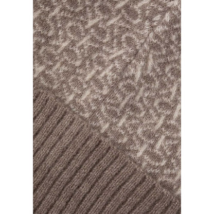 Calvin Klein Beige Alpaka Leder Caps Baseball Cap
