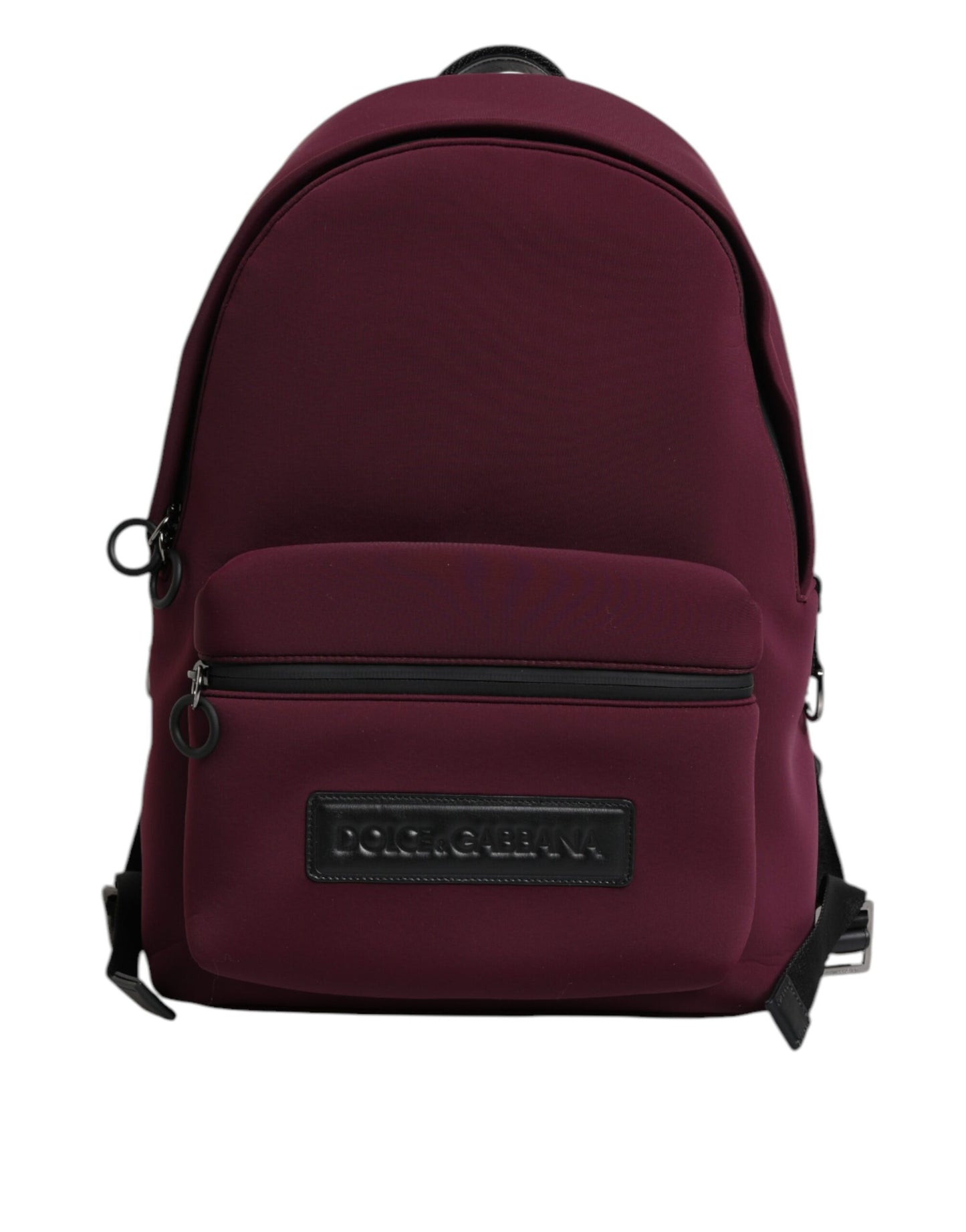 Dolce &amp; Gabbana Burgundy Montreale Tecnico Textile Men Backpack Bag