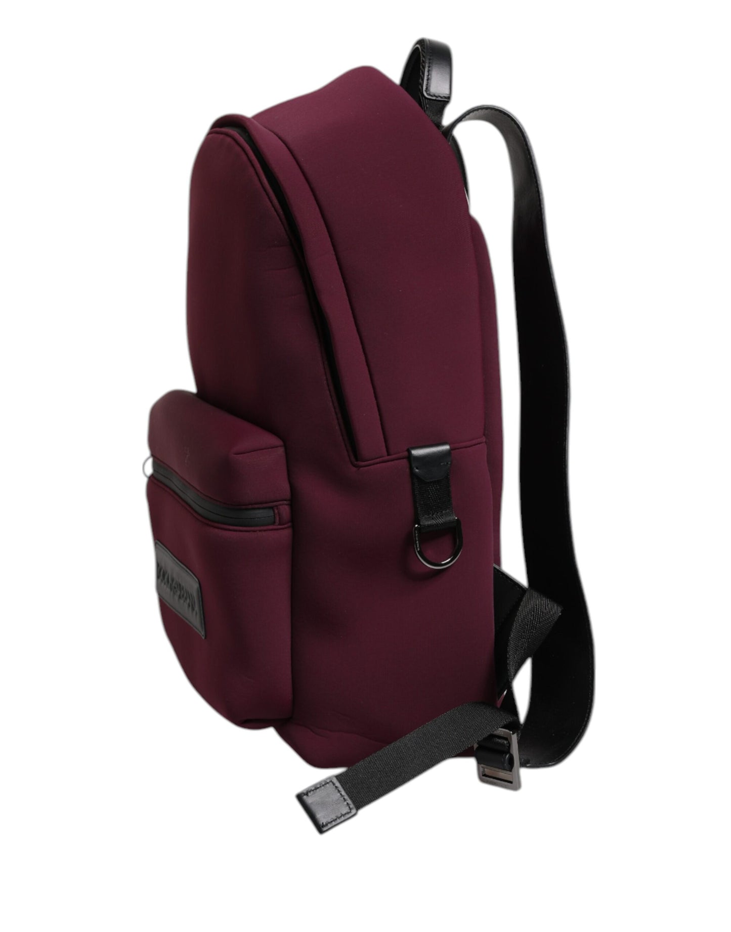 Dolce &amp; Gabbana Burgundy Montreale Tecnico Textile Men Backpack Bag