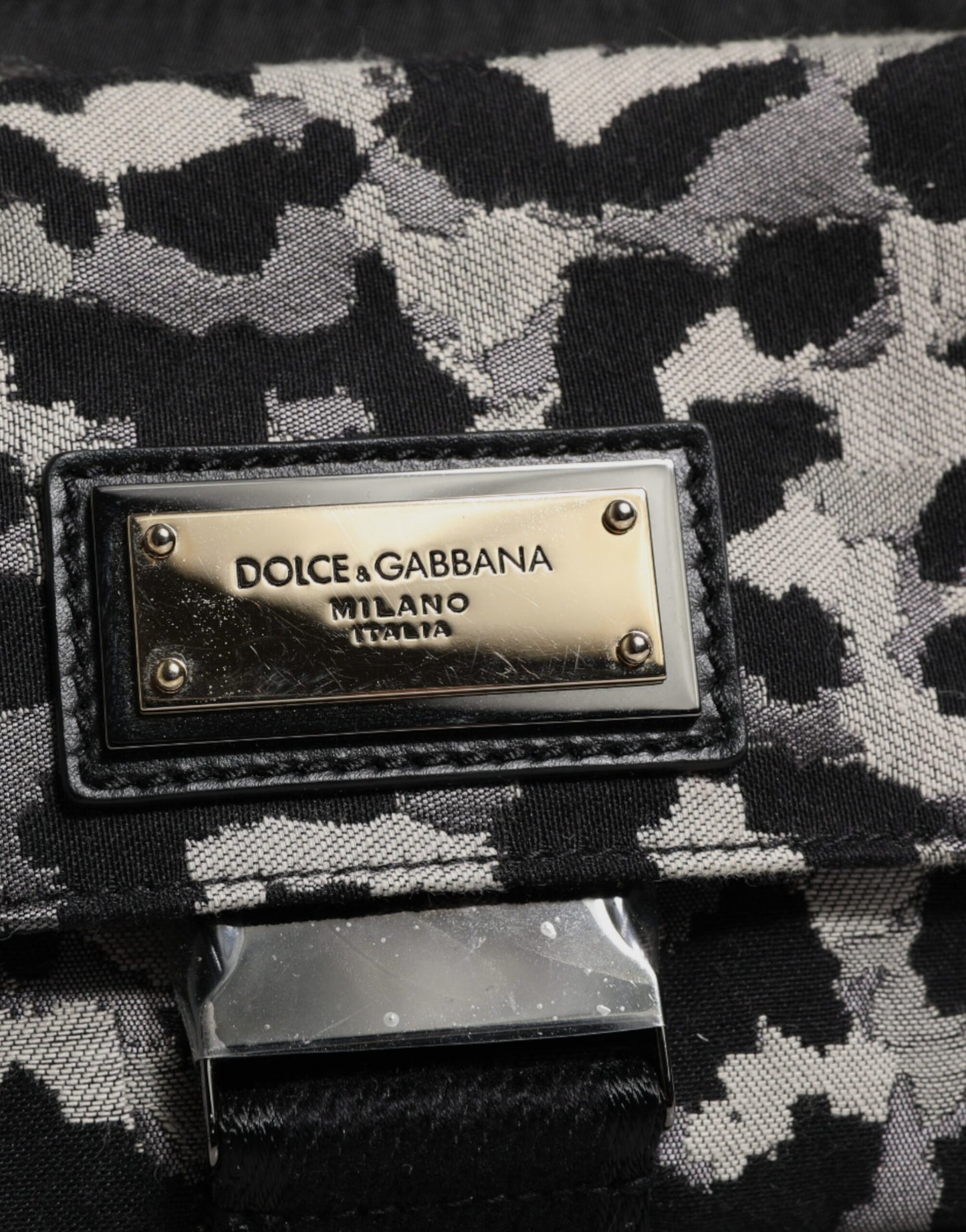 Dolce &amp; Gabbana Multicolor Leopard Jacquard Crossbody Bag