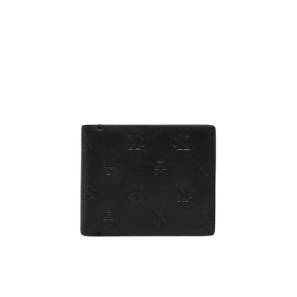 Calvin Klein Jeans – Schwarze Lederbrieftasche