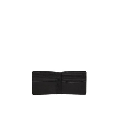 Calvin Klein Jeans – Schwarze Lederbrieftasche