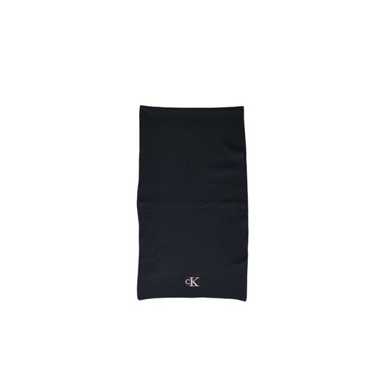 Calvin Klein – Schwarzer Schal aus recyceltem Polyester