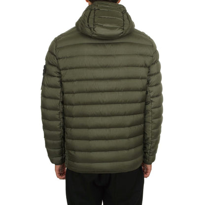 Grüne Nylonjacke von Stone Island