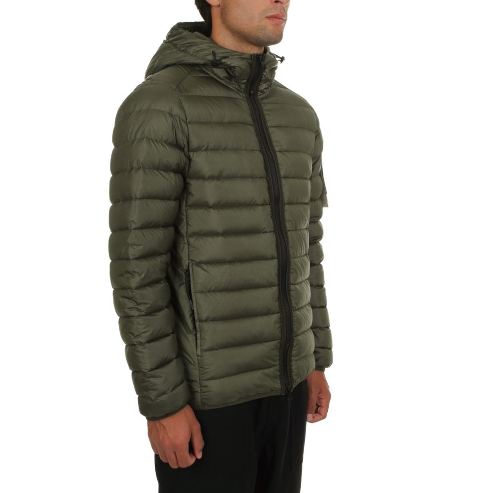 Grüne Nylonjacke von Stone Island