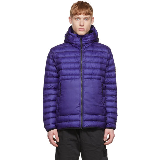 Lilafarbene Nylonjacke von Stone Island