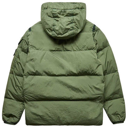 Stone Island Grüne Nylonjacke für Herren