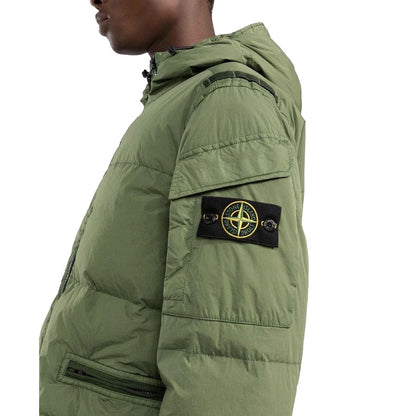 Stone Island Grüne Nylonjacke für Herren