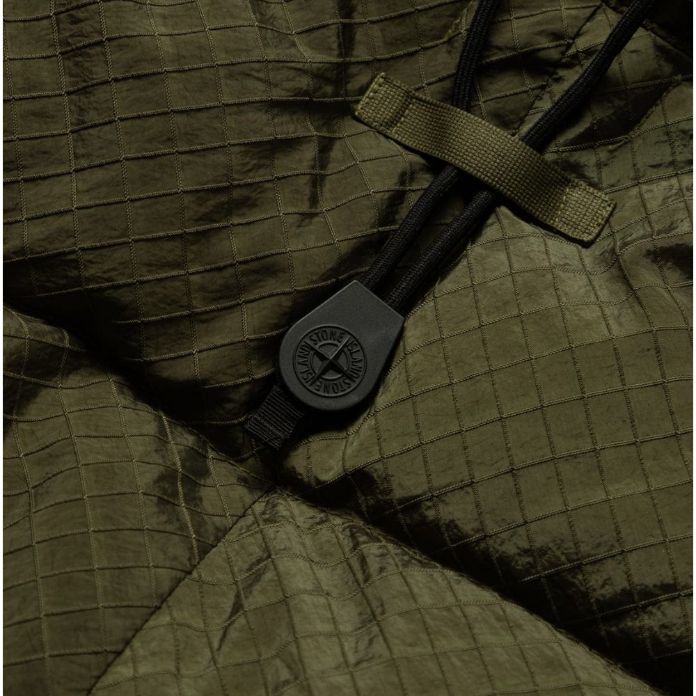 Grüne Nylonjacke von Stone Island