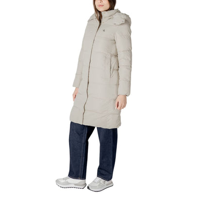 Calvin Klein Jeans Beige Polyester Jacken &amp; Mäntel