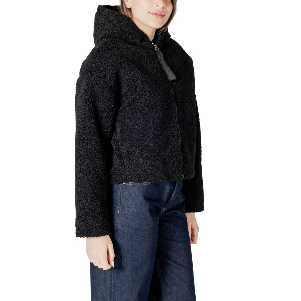 Calvin Klein Jeans – Schwarzer Polyestermantel