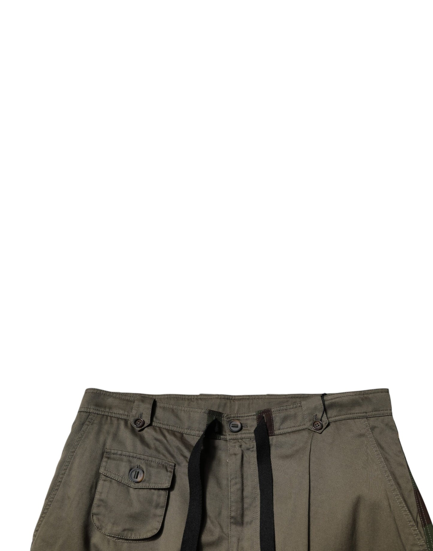 Dolce &amp; Gabbana Multicolor Patchwork Camouflage Cargo Pants