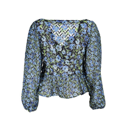 Desigual Blauer Polyesterpullover