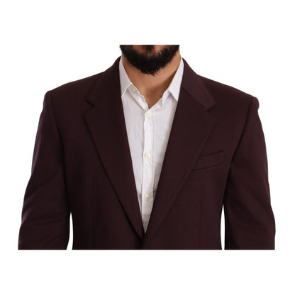 Lilafarbener Baumwollblazer von Dolce &amp; Gabbana