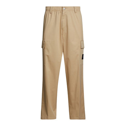 Calvin Klein Beige Cotton Jeans &amp; Pant