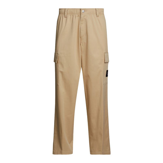 Calvin Klein Beige Cotton Jeans &amp; Pant