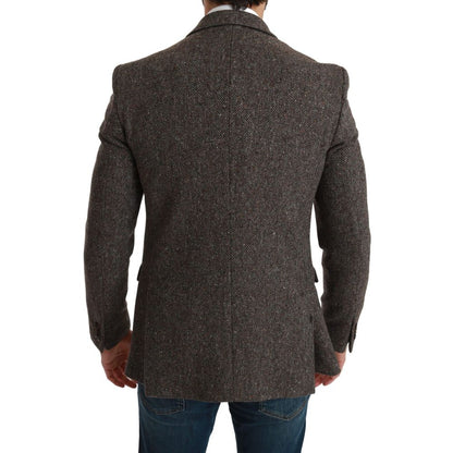 Dolce &amp; Gabbana Brown Virgin Wool Suit