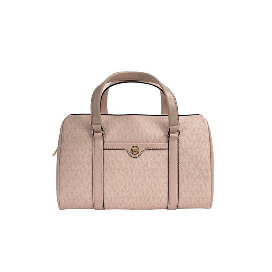 Michael Kors – Rosafarbene Schultertasche aus PVC und Leder