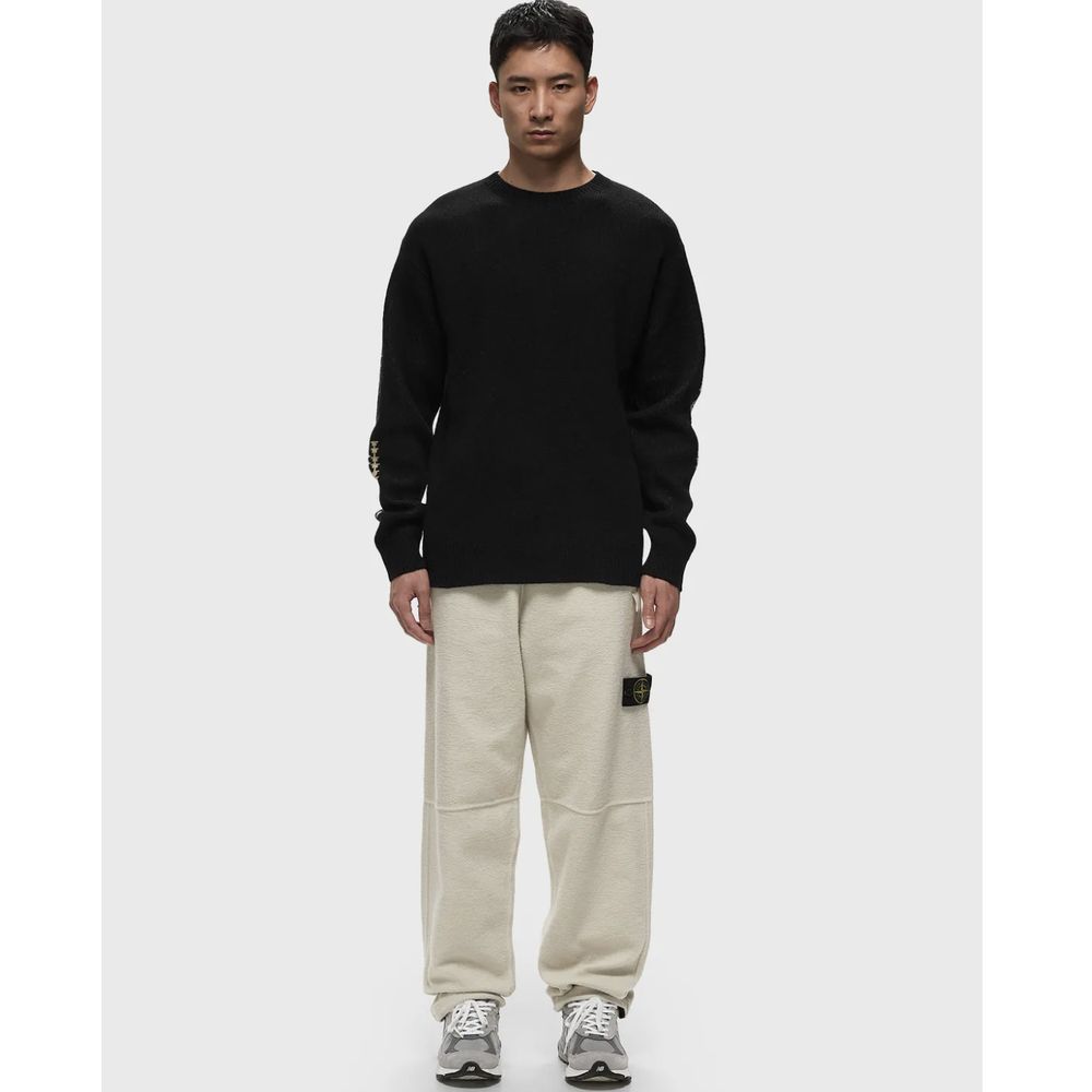 Stone Island White Cotton Jeans &amp; Pant