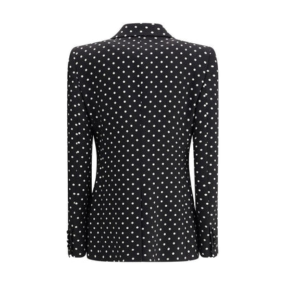 Valentino Einreihiger Blazer mit Polka Dots