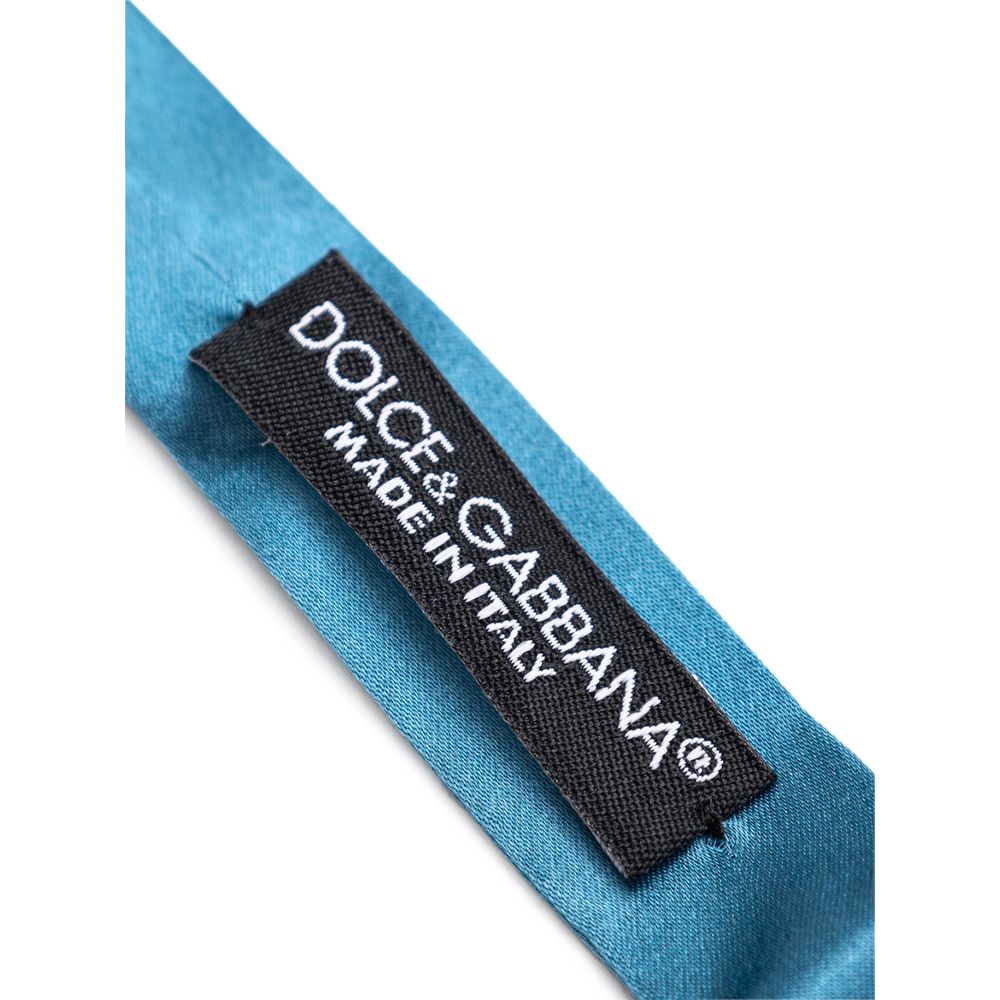 Dolce &amp; Gabbana Blaue Seidenfliege