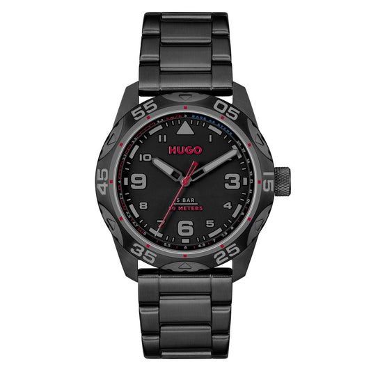 Hugo Boss – Schwarze Edelstahluhr