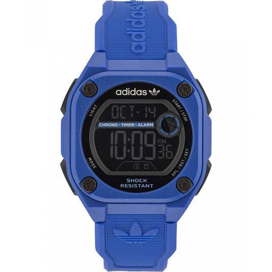Adidas Blaue Synthetikuhr