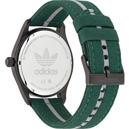 Adidas Grüne Stoffuhr