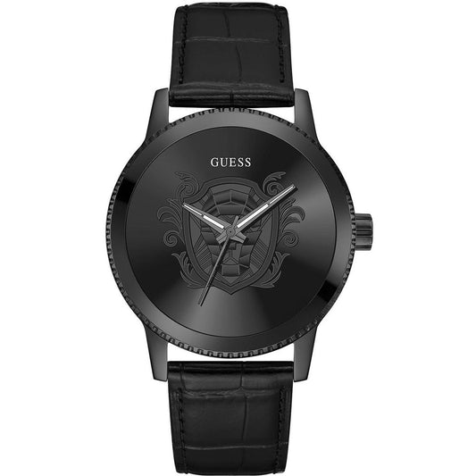 Guess – Schwarze Lederuhr