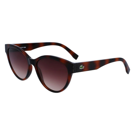 Lacoste – Braune Sonnenbrille mit Spritzguss