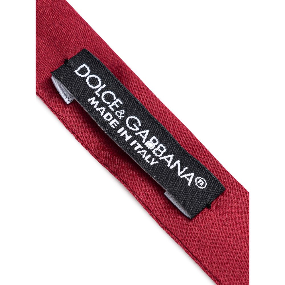 Dolce &amp; Gabbana Rote Seidenfliege