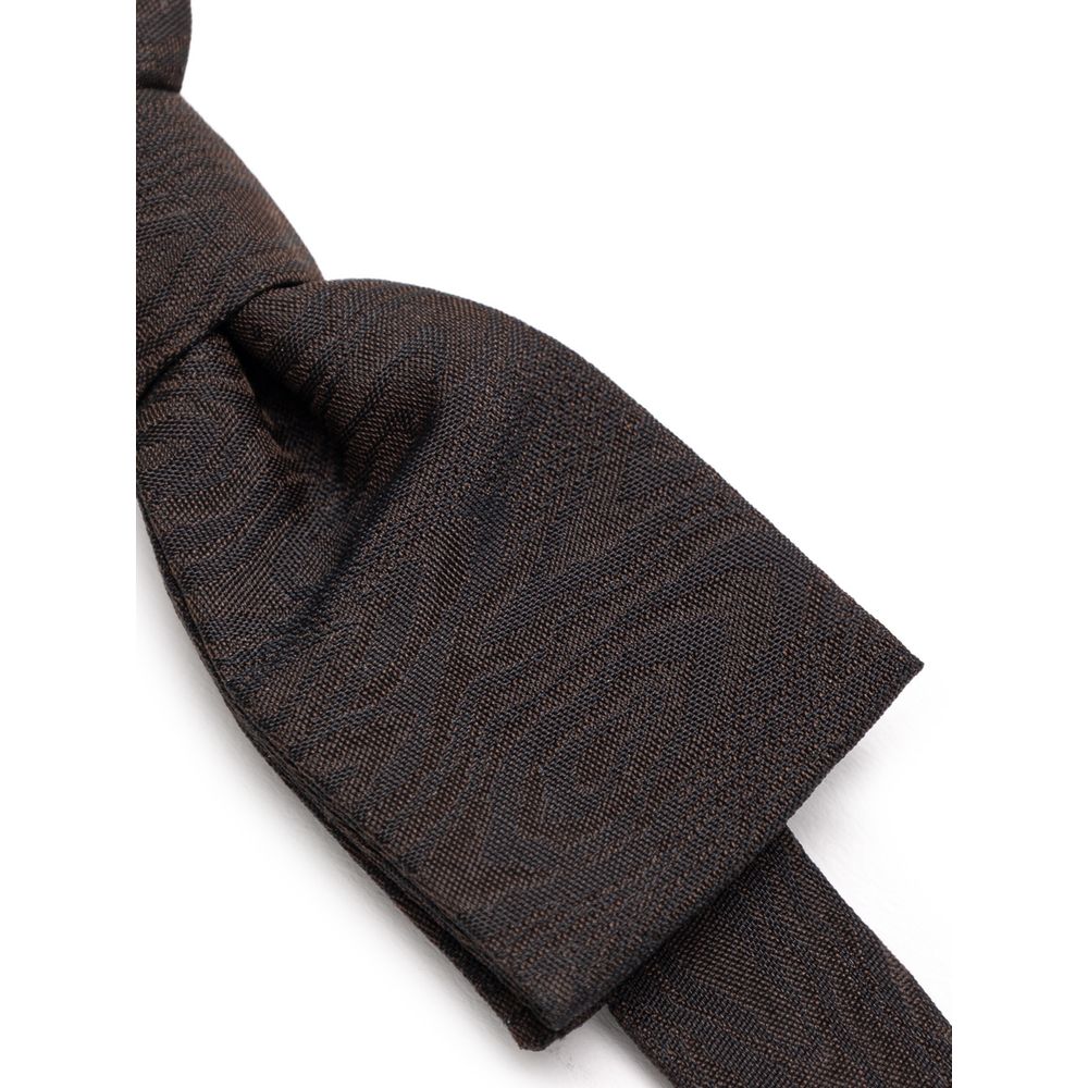Dolce &amp; Gabbana Braune Seidenfliege