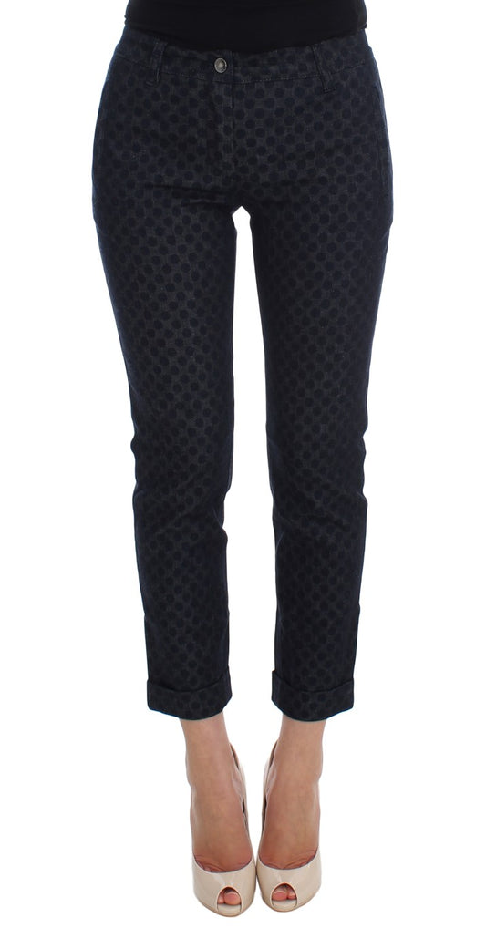 Dolce &amp; Gabbana – Schmale Capri-Jeans mit Punkten