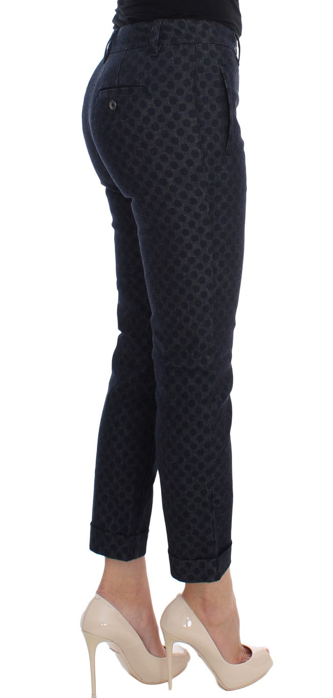 Dolce &amp; Gabbana – Schmale Capri-Jeans mit Punkten