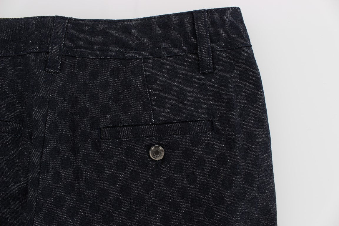 Dolce &amp; Gabbana – Schmale Capri-Jeans mit Punkten